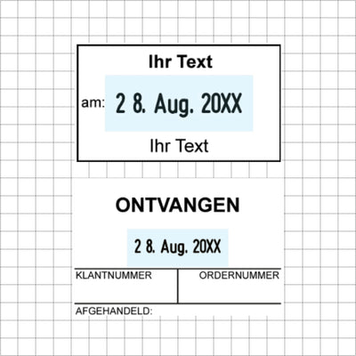 Datumstempel Vorlagen editierbar
