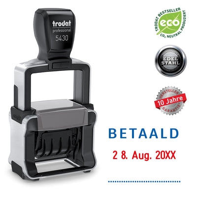 trodat-5430-datum-betaald